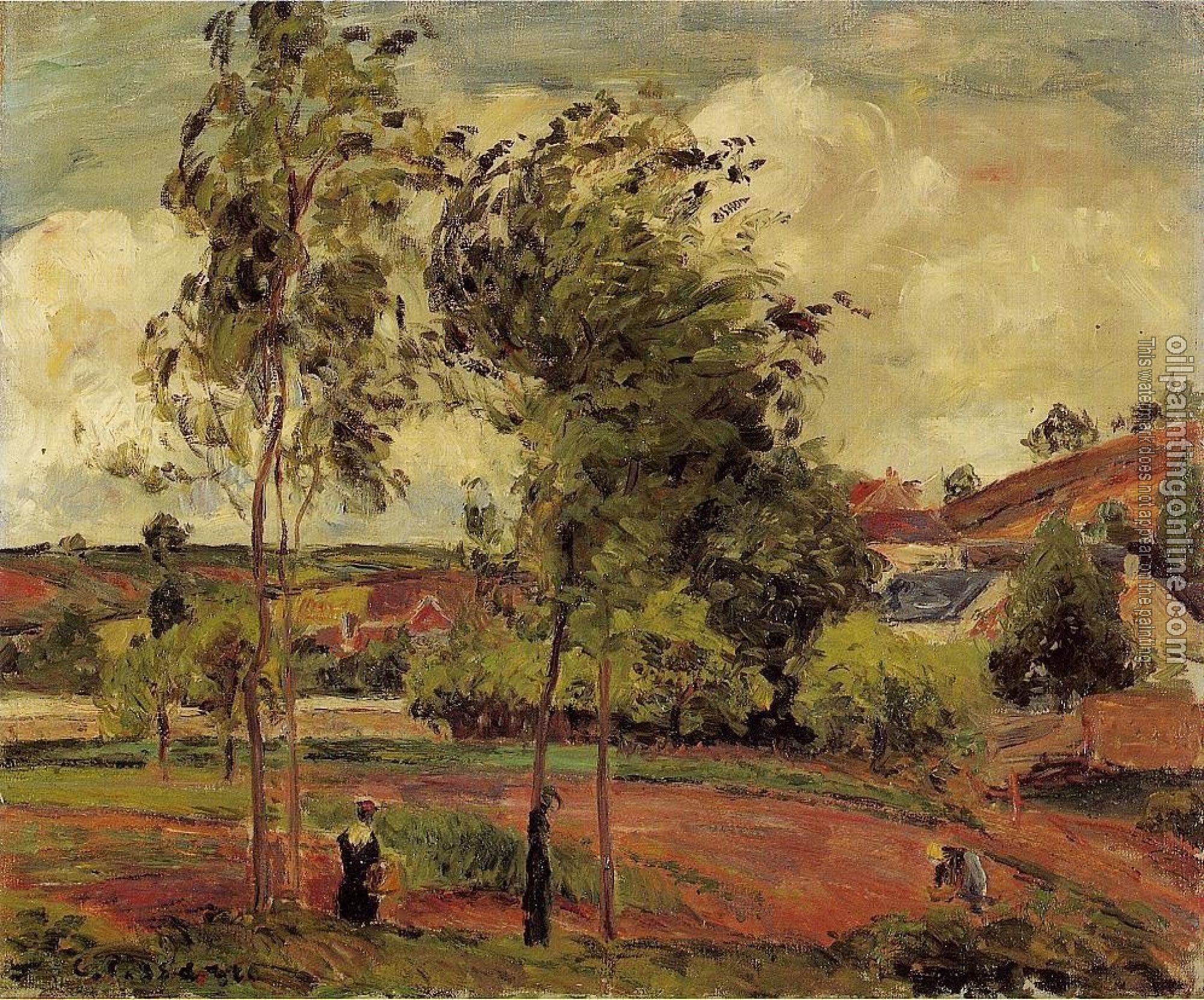 Pissarro, Camille - Strong Winds, Pontoise